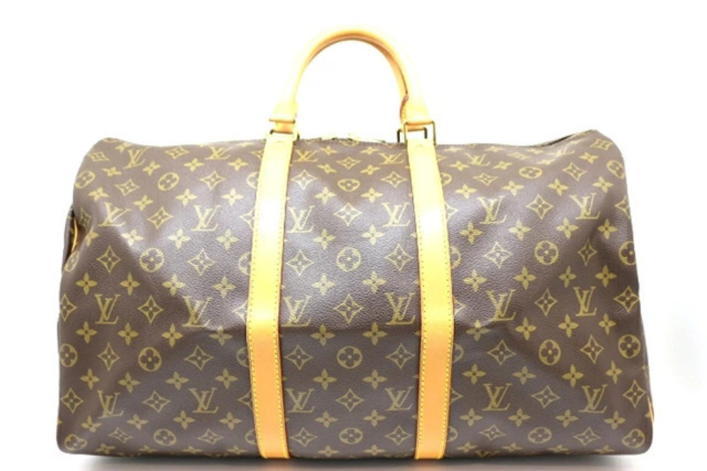 LOUIS VUITTON Keepall Boston Bag Monogram